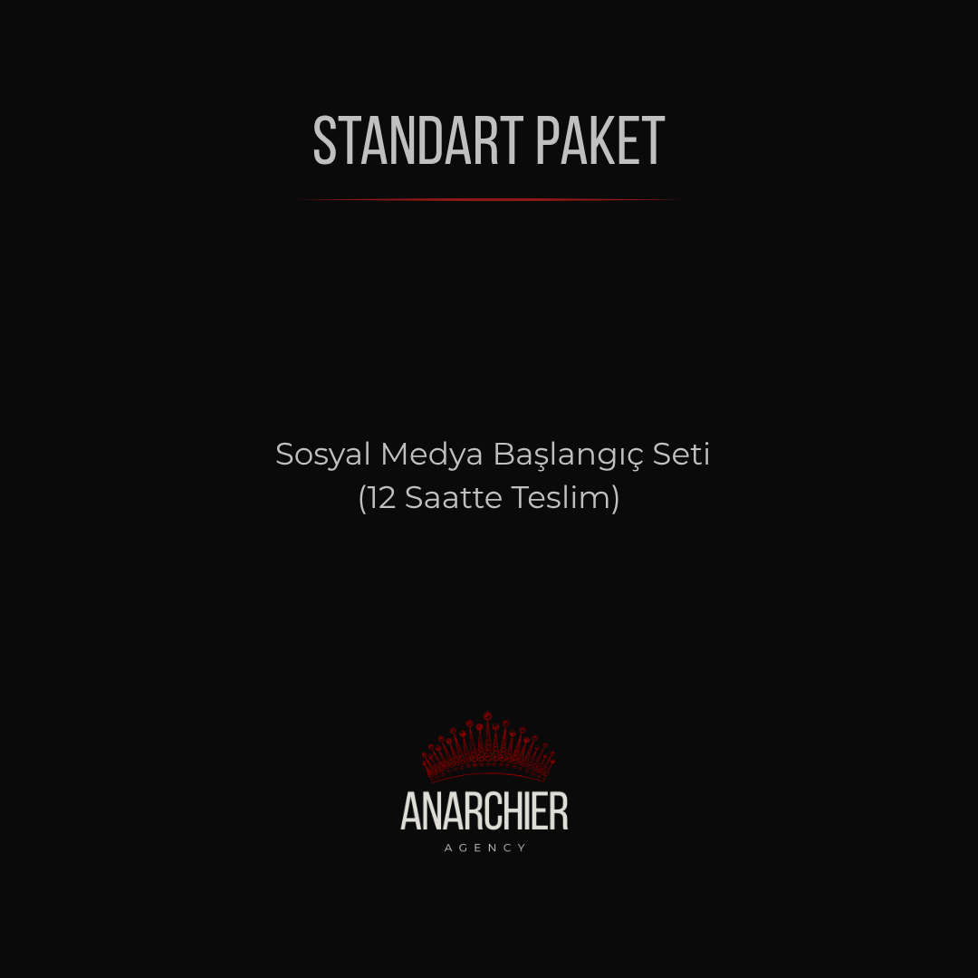 Standart Paket - Anarchier Agency